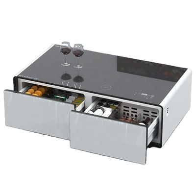 1357*732*503mm Dimensione imballaggio Tavolo da tè moderno con ricarica wireless e frigorifero