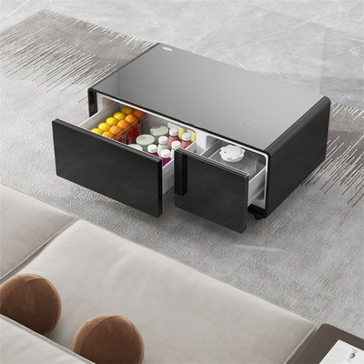Mini frigorifero Smart Coffee Table con Wine Cooler e Music Player