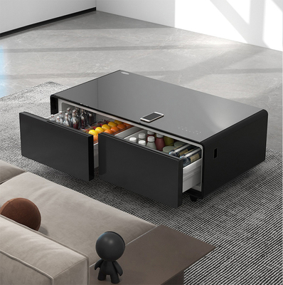 Smart Coffee Table 2024 Nuovo frigorifero da 135 litri con altoparlanti musicali e de-congelamento automatico