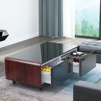 Smart Coffee Table 2024 Nuovo frigorifero da 135 litri con altoparlanti musicali e de-congelamento automatico