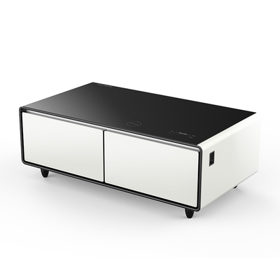 Ricarica wireless e mini frigorifero Smart Coffee Table per mobili moderni per il soggiorno