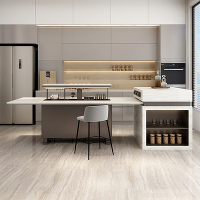 Arredamento per edifici per uffici Tavolo da bar a domicilio multifunzionale con tetto in marmo refrigerato