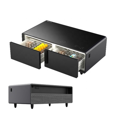 Trasforma il tuo spazio abitativo con un moderno tavolo da caffè intelligente e un cassetto di raffreddamento incorporato