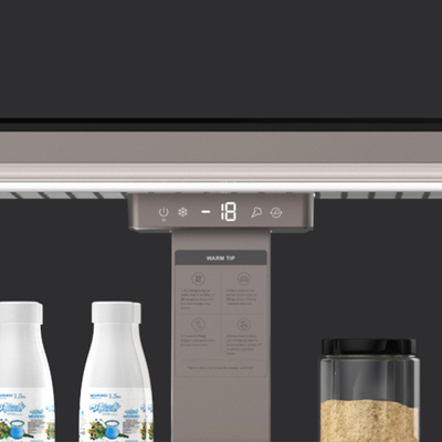 Compressore incorporato Tavolo di ghiaccio da sollevare per tavola da caffè multifunzione in lega di alluminio