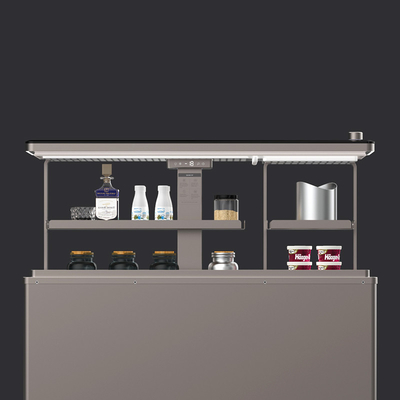 Compressore incorporato Tavolo di ghiaccio da sollevare per tavola da caffè multifunzione in lega di alluminio