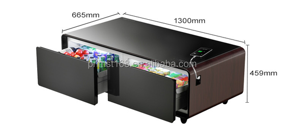 NO Folded Party Tea Table Refrigerator con metallo appartamento frigorifero e congelatore