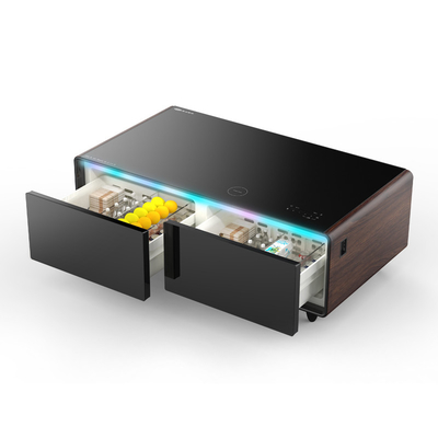 Home Arredamento Smart Tavolo da caffè con altoparlante incorporato Frigorifero Cartoncino di metallo NO Piegato