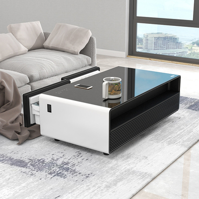 Tavolo da caffè intelligente frigorifero a doppia porta per mobili moderni in estate calda