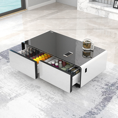 Mini Smart Refrigerator Tavolo da caffè frigorifero con sistema di ricarica e raffreddamento wireless