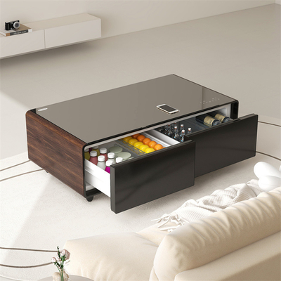 Disegno scolastico Multifunzionale Rifrigeratore Tavolo da caffè con ricarica wireless