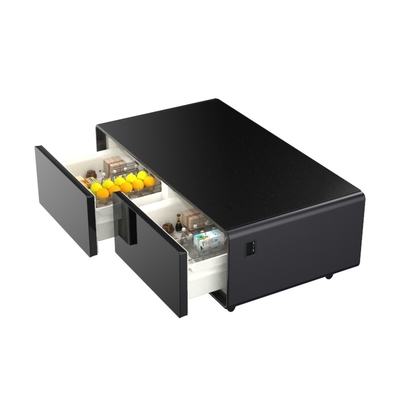 Modern Home Living Room Mobile intelligente Tavolo da caffè con mini frigorifero e congelatore