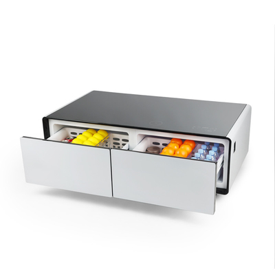 Modern Home Living Room Mobile intelligente Tavolo da caffè con mini frigorifero e congelatore