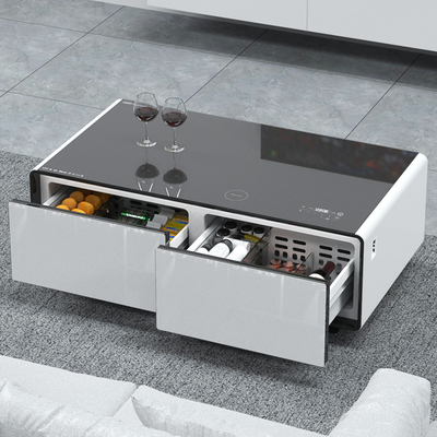 Home Arredamento Smart Tavolo da caffè con altoparlante incorporato Frigorifero Cartoncino di metallo NO Piegato