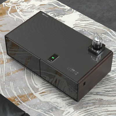 Rifrigeratore da tavolo intelligente con altoparlante musicale Ricarica del telefono e caricabatterie wireless 220V
