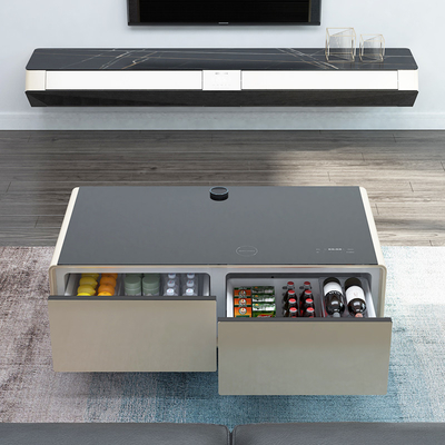 Frigorifero Smart Coffee Table con 2 cassetti frigorifero e 1295*705*457mm Dimensione per la casa
