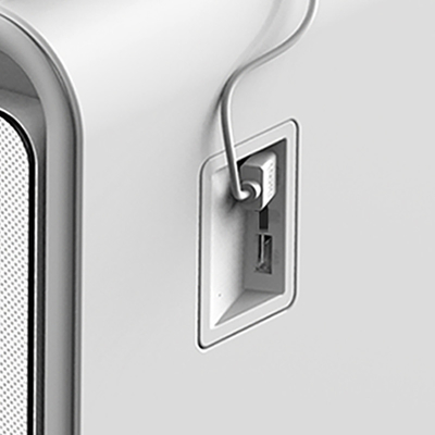 75W Prima casa moderna Smart frigorifero altoparlante Tavolo con cassetto raffreddatore caricabatterie USB ricarica wireless