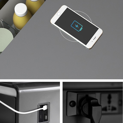 Mobili intelligenti Primst Wine Cabinet Tavolo centrale con capacità di stoccaggio di 135L