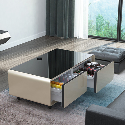 Trasforma la tua casa con Smart Coffee Table 2 Frigo Scatole Ricarica wireless