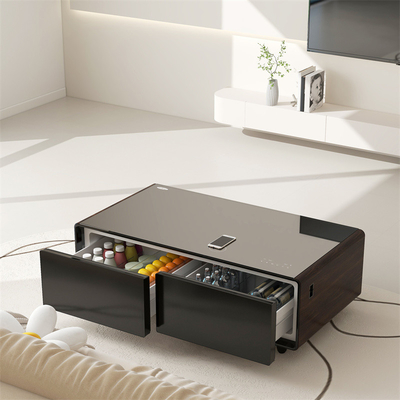 75W frigorifero commerciale intelligente a doppia porta per mobili da soggiorno e da letto