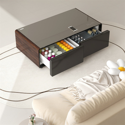 75W frigorifero commerciale intelligente a doppia porta per mobili da soggiorno e da letto