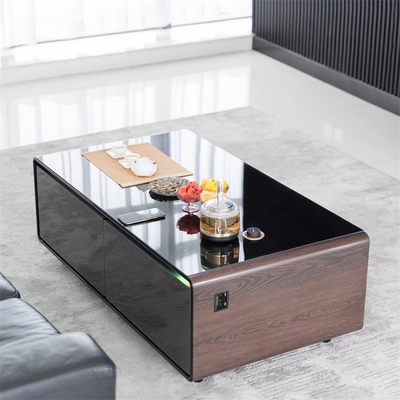 Modern Design Style Smart Coffee Table con piccolo frigorifero e lettore di musica 75W