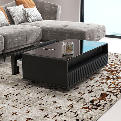 Smart Coffee Table con touch screen frigorifero e altoparlante