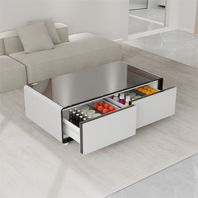 2024 Smart Coffee Table Refrigerator Tipo di scongelamento senza gelo e grande capacità di stoccaggio