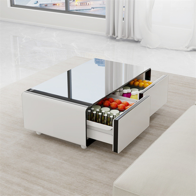 Grado 3 Efficienza energetica 135L Tavolo da caffè frigorifero multifunzione per case intelligenti
