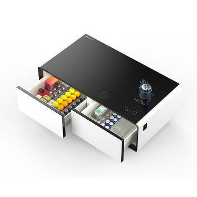 Moderno frigorifero elettrico a doppia porta tavolo da caffè intelligente per mobili da soggiorno