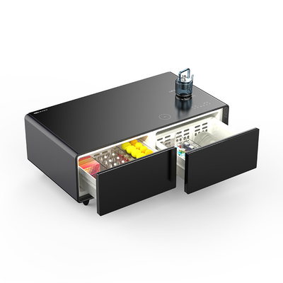 Tavolo Smart a doppia porta Mini Bar Frigo Scatola Con Tavolo Da Caffè Multifunzionale