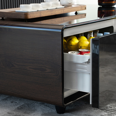 Tavolo Smart a doppia porta Mini Bar Frigo Scatola Con Tavolo Da Caffè Multifunzionale