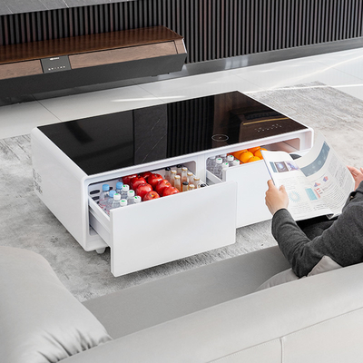 Arredamento del soggiorno Tavolo da caffè moderno con fonte di alimentazione elettrica e funzionalità intelligenti