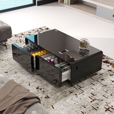 Mini Bar Frigorifero a doppia porta con touch screen a LED e altoparlante 1295*705*460mm