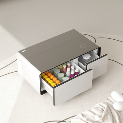 Ricarica wireless frigorifero intelligente salotto tavolo da caffè per 93L capacità e residenziale