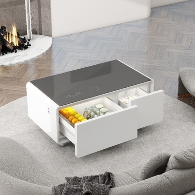 Caricabatterie wireless Caricabatterie USB Smart Tavolo frigorifero Materiale principale Acciaio Vetro temperato Plastica