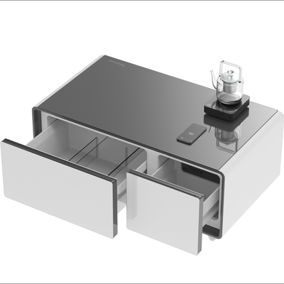 Frigorifero intelligente Compressore in stile moderno Mini tavolo da caffè con ricarica wireless