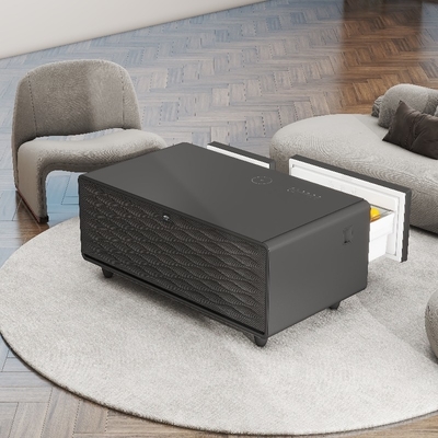 Prima tavola da letto moderna con caricabatterie senza fili Tavolo da caffè di 93 litri