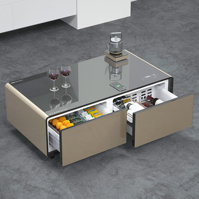 Vinificio Smart Tavolo da caffè Stampa a schermo di seta e ricarica wireless inclusi