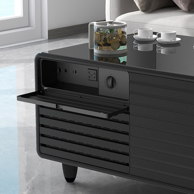 Moderno design stile 2024 Smart Coffee Tables con ricarica wireless e touch screen