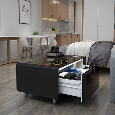 Classificazione di efficienza energetica di grado 2 Rifrigeriatore a tavolo laterale intelligente con ricarica wireless