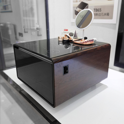 Mobili da soggiorno Mini tavolo laterale moderno con cassetto frigorifero a ricarica wireless