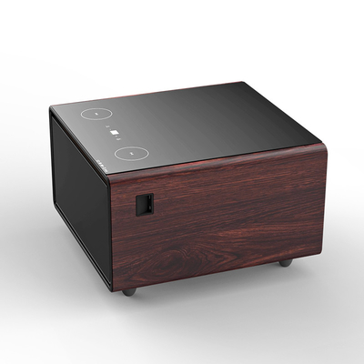 Modern Smart Coffee Table con vetro temperato e wine cooler Peso lordo 33,5 kg