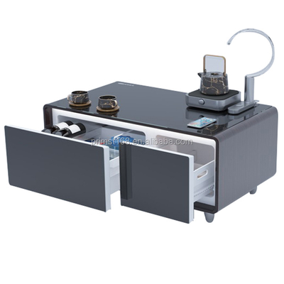 Refrigeratore di ricarica wireless Smart Coffee Table per mobili di camera da letto di lusso moderni