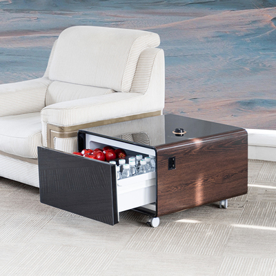 Consumo di energia 0,32KWh/24h Smart Coffee Table con touch screen e frigorifero
