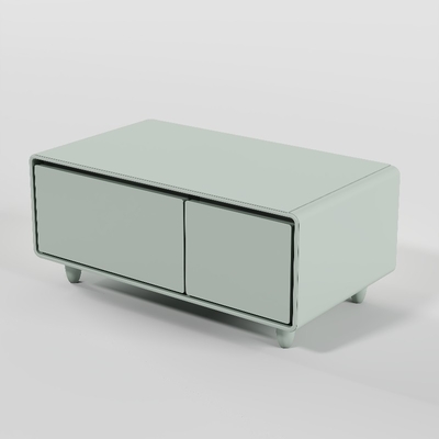 Modern Smart Coffee Table con cassetti del frigorifero e ricarica wireless colore personalizzato