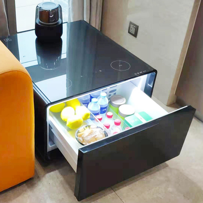 Moderna lampada a LED in vetro piegato con ricarica wireless Tavolo da caffè per mobili per ufficio