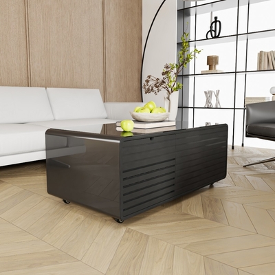 2024 Modern Smart Coffee Table con ricarica wireless e refrigerazione a raffreddamento diretto