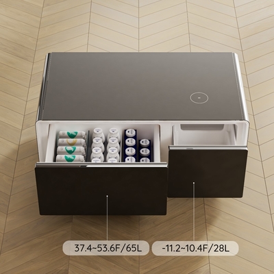 2024 Modern Smart Coffee Table con ricarica wireless e refrigerazione a raffreddamento diretto