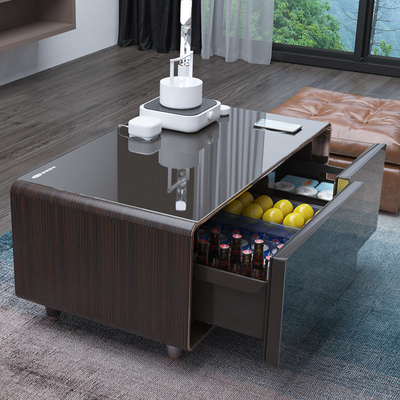 Arredamento per soggiorno prima ricarica wireless tavolo da caffè intelligente e mini tavolo laterale
