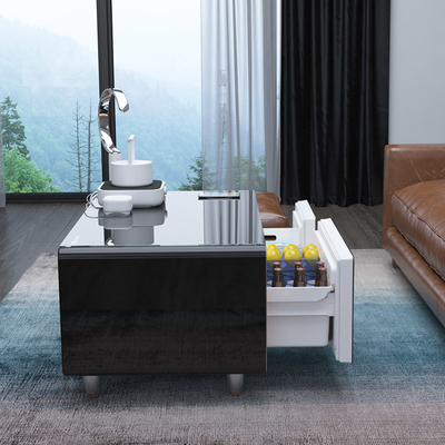 Arredamento per soggiorno prima ricarica wireless tavolo da caffè intelligente e mini tavolo laterale